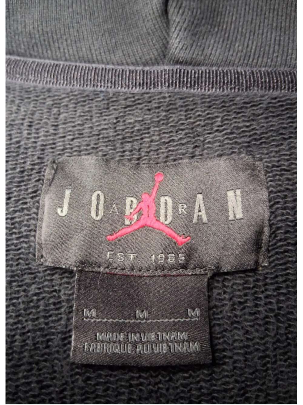 2022 Nike Air Jordan Flight Heritage Coll. Men's Medium Hoodie Black DM1394-010